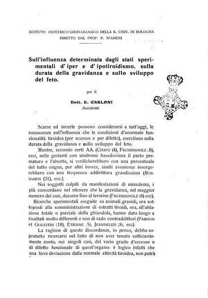 Archivio di ostetricia e ginecologia