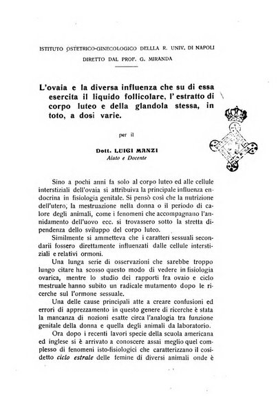 Archivio di ostetricia e ginecologia