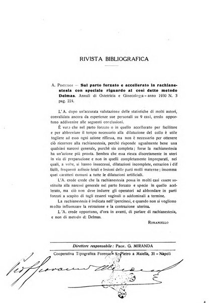 Archivio di ostetricia e ginecologia