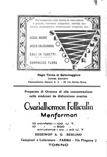 Archivio di ostetricia e ginecologia