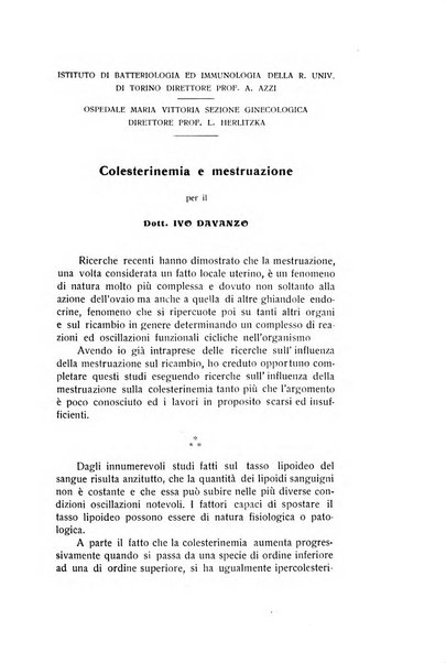 Archivio di ostetricia e ginecologia