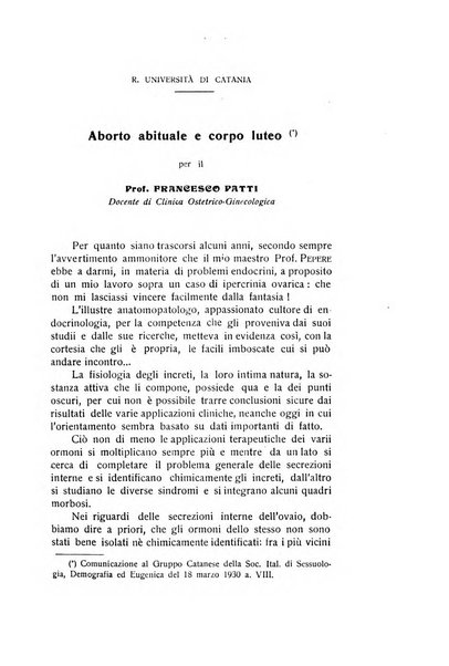 Archivio di ostetricia e ginecologia