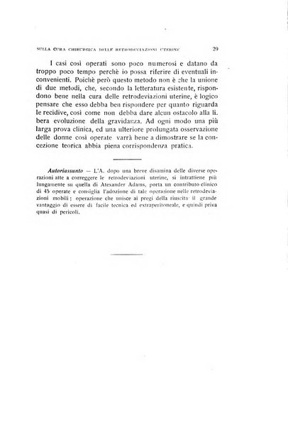 Archivio di ostetricia e ginecologia