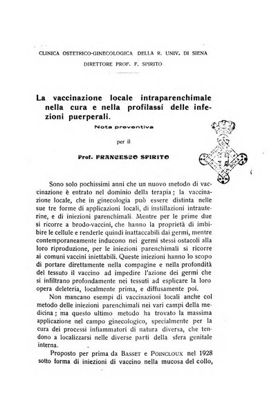 Archivio di ostetricia e ginecologia