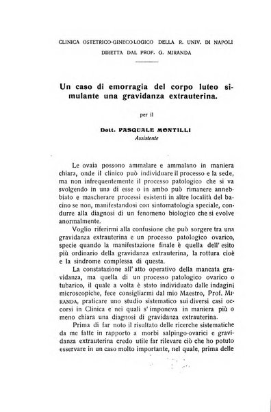 Archivio di ostetricia e ginecologia