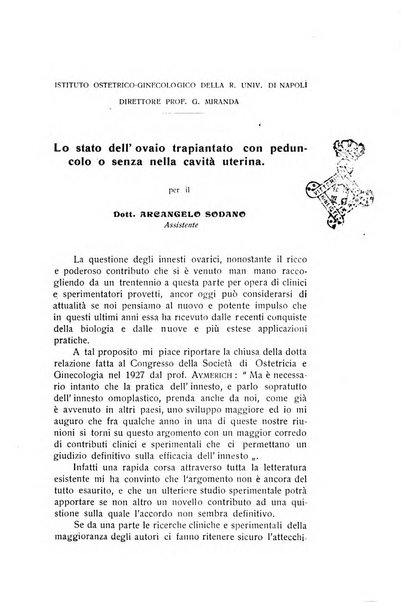 Archivio di ostetricia e ginecologia