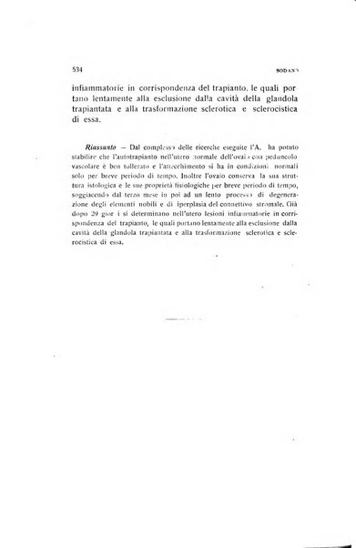 Archivio di ostetricia e ginecologia