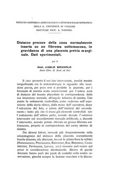 Archivio di ostetricia e ginecologia