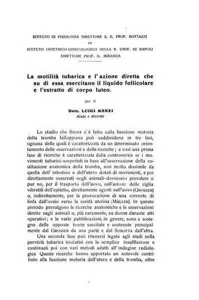 Archivio di ostetricia e ginecologia