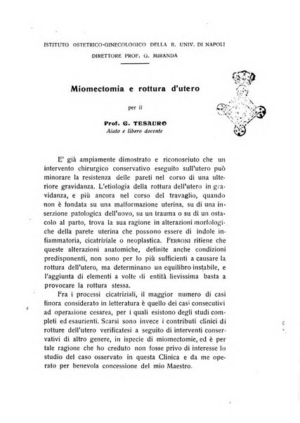 Archivio di ostetricia e ginecologia