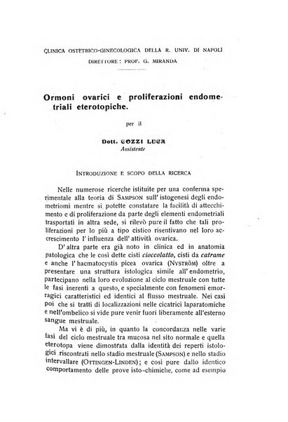 Archivio di ostetricia e ginecologia