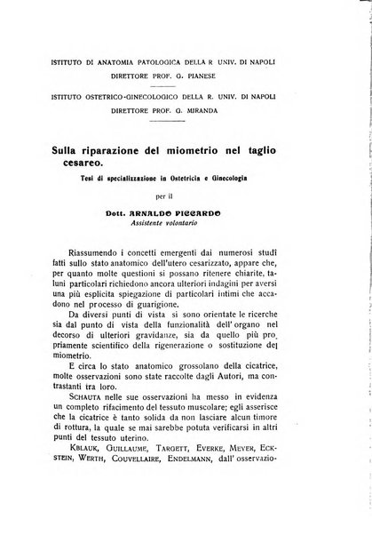 Archivio di ostetricia e ginecologia