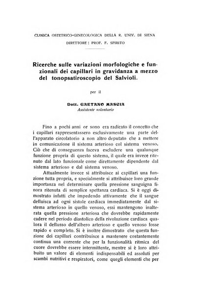 Archivio di ostetricia e ginecologia