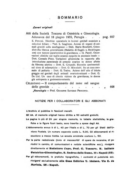 Archivio di ostetricia e ginecologia