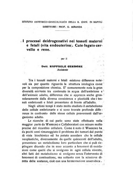 Archivio di ostetricia e ginecologia