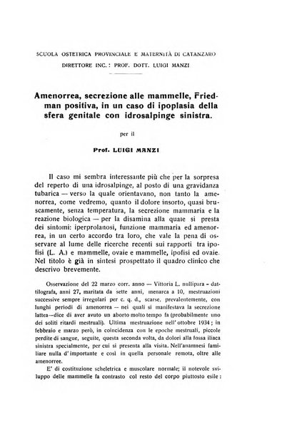 Archivio di ostetricia e ginecologia