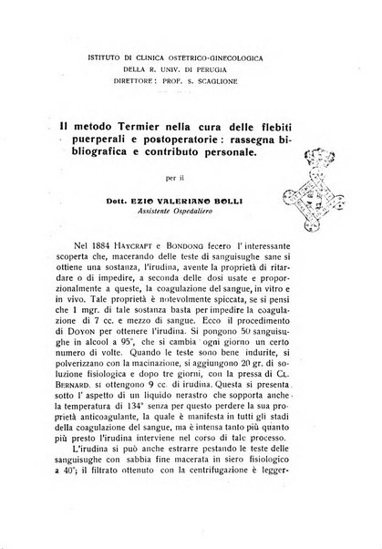 Archivio di ostetricia e ginecologia