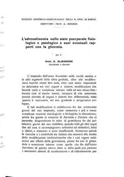 Archivio di ostetricia e ginecologia