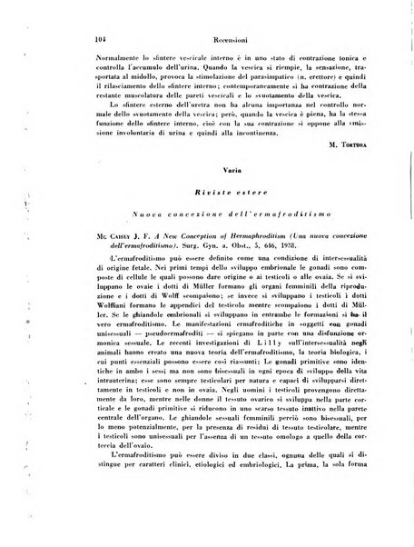 Archivio di ostetricia e ginecologia