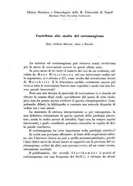 Archivio di ostetricia e ginecologia