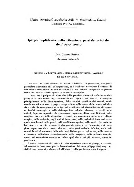 Archivio di ostetricia e ginecologia