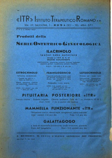 Archivio di ostetricia e ginecologia