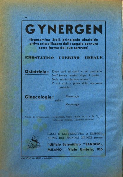 Archivio di ostetricia e ginecologia