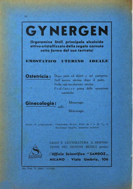 Archivio di ostetricia e ginecologia