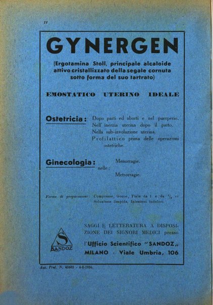 Archivio di ostetricia e ginecologia