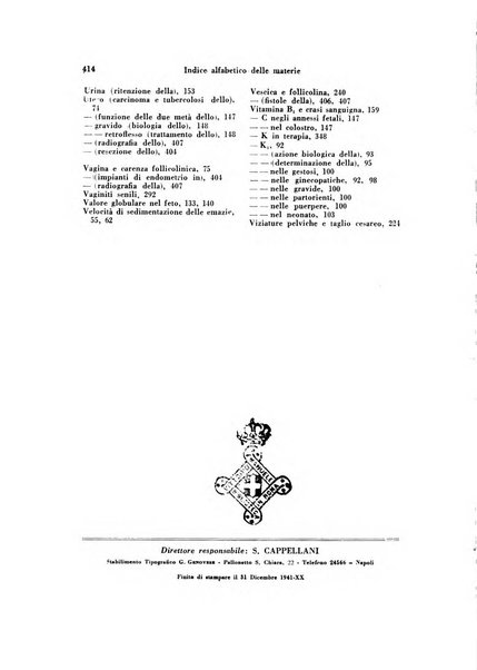 Archivio di ostetricia e ginecologia