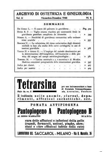 Archivio di ostetricia e ginecologia