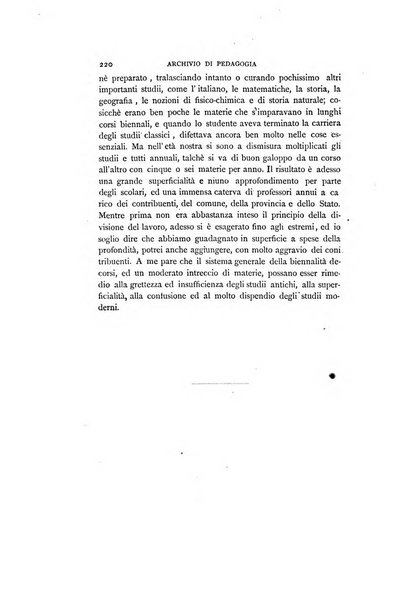 Archivio di pedagogia e scienze affini