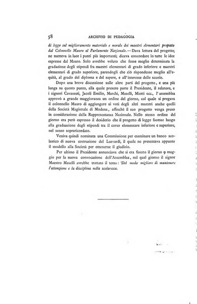 Archivio di pedagogia e scienze affini