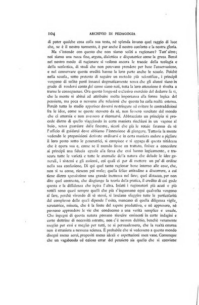 Archivio di pedagogia e scienze affini