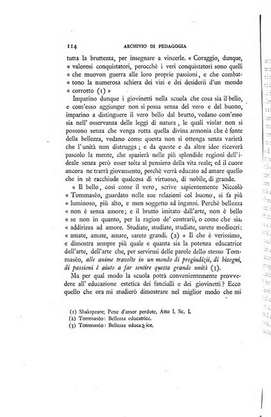 Archivio di pedagogia e scienze affini