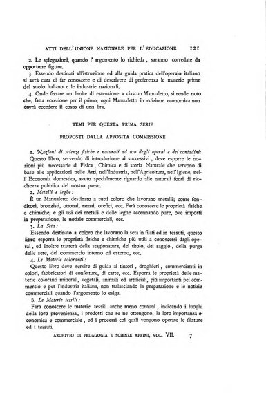 Archivio di pedagogia e scienze affini