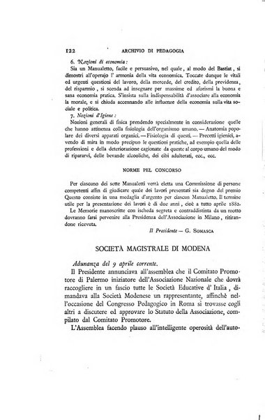 Archivio di pedagogia e scienze affini