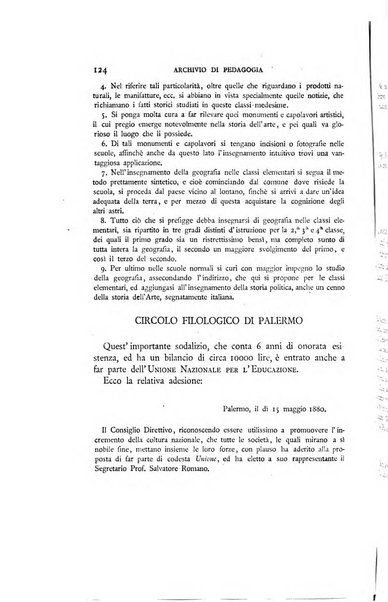 Archivio di pedagogia e scienze affini