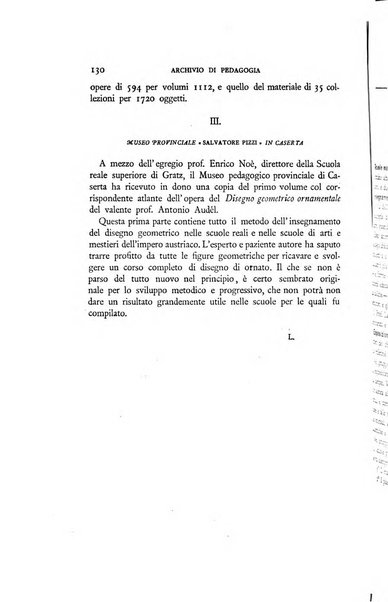 Archivio di pedagogia e scienze affini