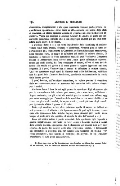 Archivio di pedagogia e scienze affini