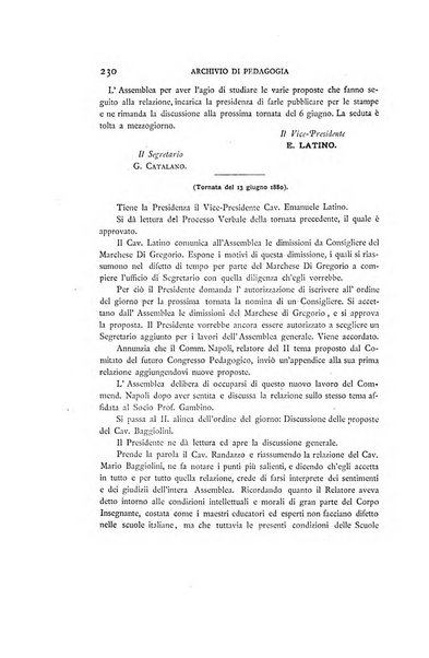 Archivio di pedagogia e scienze affini