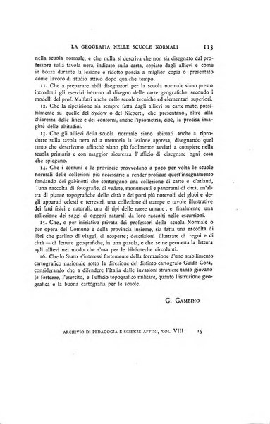 Archivio di pedagogia e scienze affini