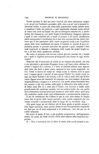 Archivio di pedagogia e scienze affini