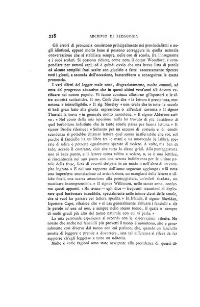 Archivio di pedagogia e scienze affini