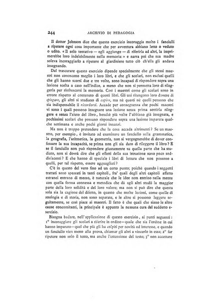 Archivio di pedagogia e scienze affini