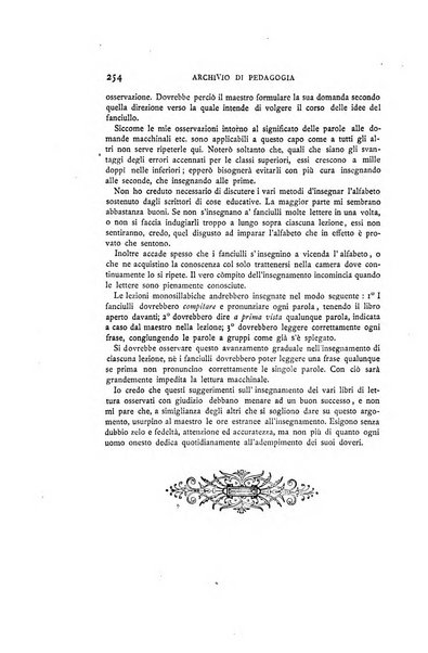 Archivio di pedagogia e scienze affini