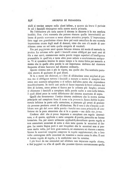 Archivio di pedagogia e scienze affini