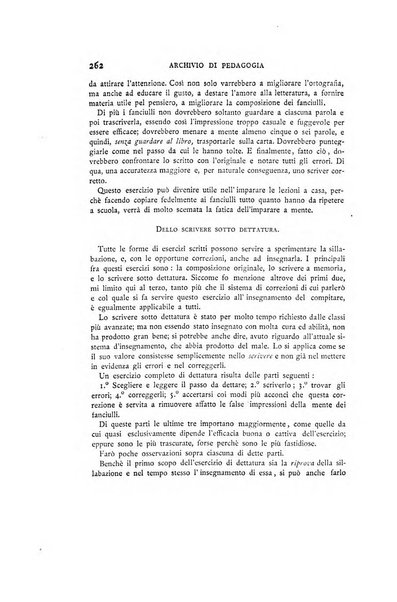 Archivio di pedagogia e scienze affini