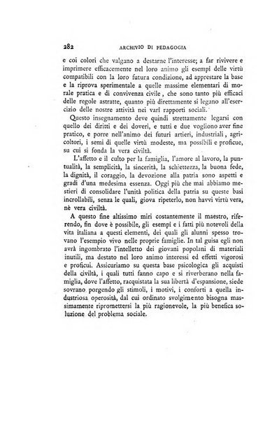 Archivio di pedagogia e scienze affini