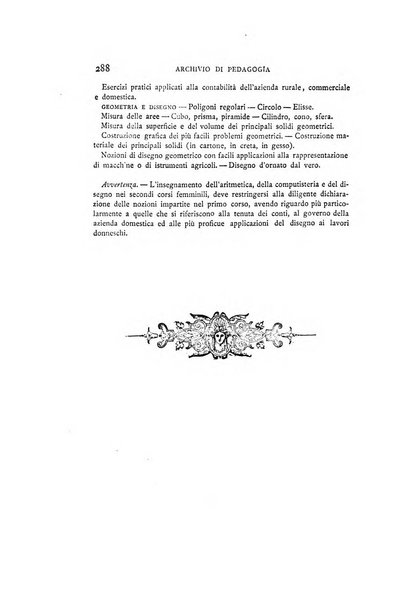 Archivio di pedagogia e scienze affini